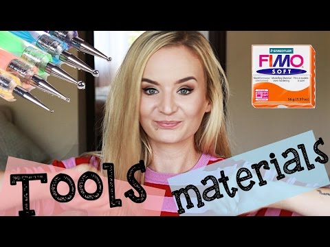 Tools and Materials I use for polymer clay crafting
