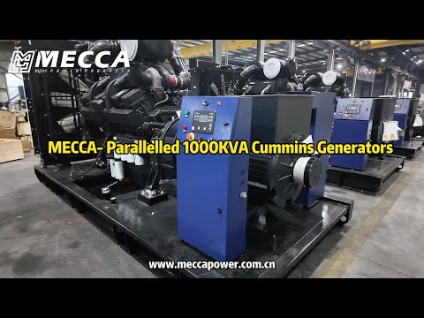 1000KVA Parallel Cummins Generators with 5000A ATS Cabinet