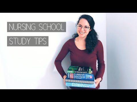 NURSING SCHOOL STUDY TIPS Video
