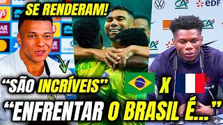 🚨 NOSSA! Olha o que os JOGADORES DA FRANÇA FALARAM sobre o BRASIL HOJE