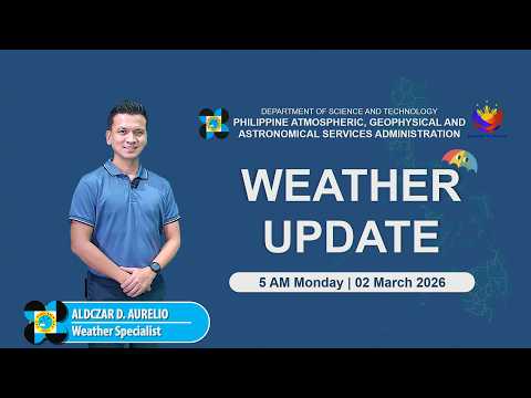 Public Weather Forecast issued at 5 AM | March 2, 2026 - Monday