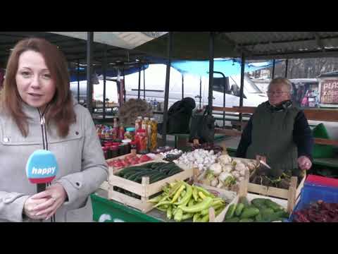 Ukljucenje sa pijace u Sokobanji - Bogata ponuda, cene dobre, a da li ima kupaca?
