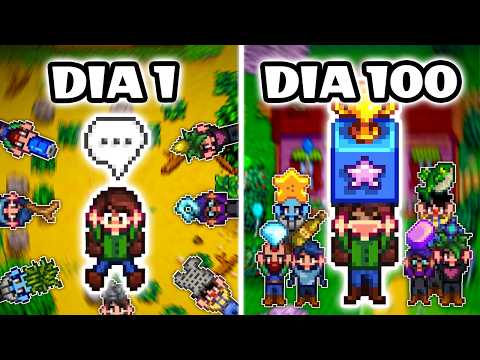 Joguei 100 DIAS de Stardew Valley com 8 YouTubers!