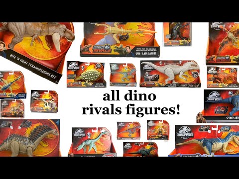 every jurassic world mattel dino rivals figure.