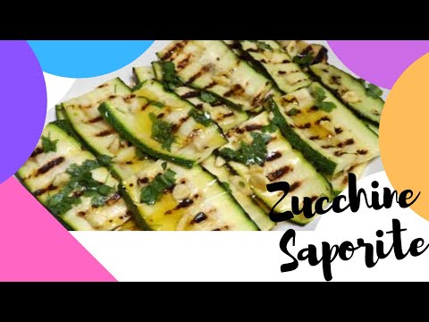 Come Rendere Gustose le Zucchine Grigliate
