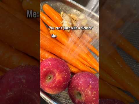 🥕🍎🫚Carrot Apple Ginger Juice ( Blender Method)  #juicing #juicingrecipes #juicingforhealth