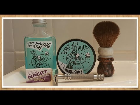 Traditional Wet Shaving - Italian Barber triple milled soap Barbershop Blue with matching aftershave