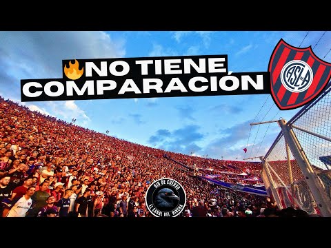 "FIESTÓN EN LA POPULAR DE SAN LORENZO: TRIUNFO AZULGRANA VS SARMIENTO. Fecha 11." Barra: La Gloriosa Butteler • Club: San Lorenzo