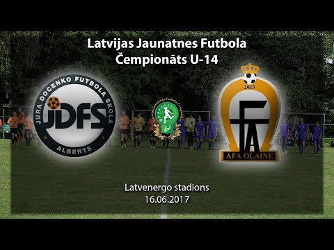 U-14 JDFS Alberts - AFA Olaine (Highlights)