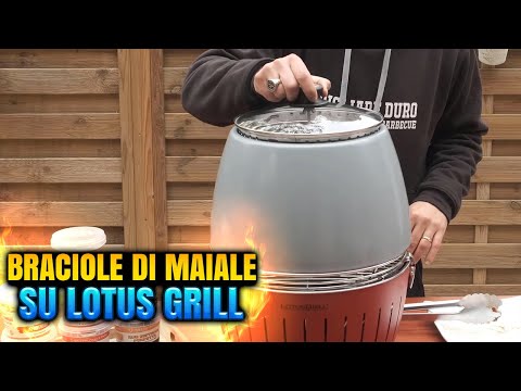 Ricetta braciole di maiale alla griglia su Lotus Grill e Rub | Grigliare Duro