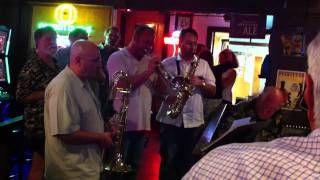 Britt Orchestra Musicians play jazz at Jacksonville Tavern