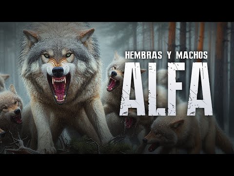 Las HEMBRAS y MACHOS alfa de las MANADAS Animales · Documental de Lobos