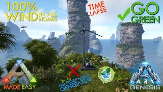 ✨FREE✨ Electricity ⚡ with 100% Wind 🌀 | Genesis | ARK: Made Easy