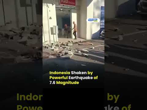 BREAKING: 7.6 Magnitude Earthquake Hits Indonesia | North Sulawesi Shaken, Tsunami Alert Issued