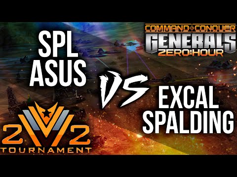 Spl & Asus vs ExCaL & Spalding - Tournament 2v2 - БИТВА ЗА ВЫХОД В ФИНАЛ!!! - Generals Zero Hour