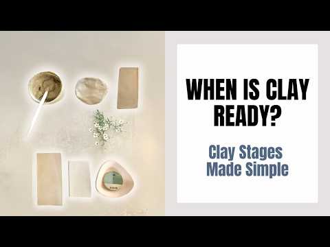 Beginner Pottery Class - THE BASICS  (The Stages of Clay)