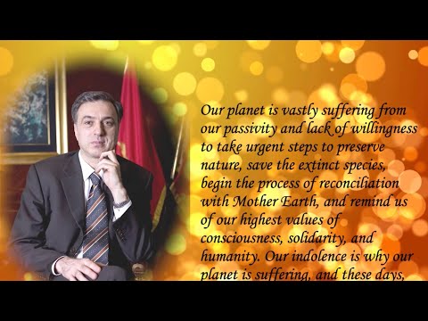 H.E. Filip Vujanovic | President of Montenegro(2003-2018) | International Mother Earth Day | 04-22