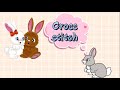 Cross Stitch Bunny Cross Stitch