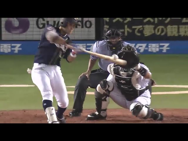 【3回表】バファローズ・西野 左中間への2ベースヒットですかさず同点!! 2016/8/31 M-Bs