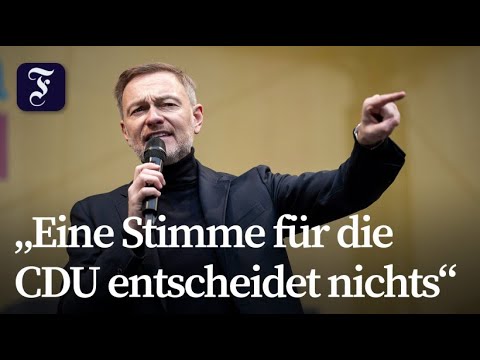 Lindner wirbt für Deutschland-Koalition mit CDU, SPD und FDP