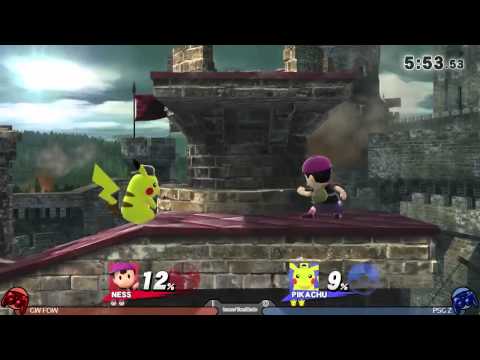 Smash WiiU - TBZsu15e1 - Singles - LSF - GW FOW (Ness) vs PSG Z (Pikachu, Charizard)