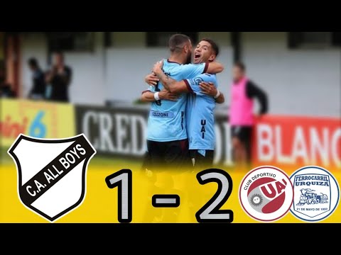 B Metro : ALL BOYS 1 - 2 UAI URQUIZA (Los Goles)