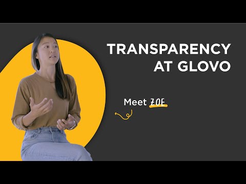 Know more about the challenges on data transparency at Glovo 💾  - Meet Zoe