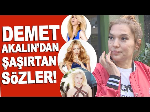 Demet Akalın'dan Hande Yener, Hadise ve Aleyna Tilki açıklaması