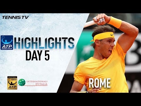 Теннис Watch Highlights: Rafa Enters Beast Mode On Wednesday Rome 2018