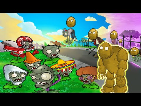 Plants Vs Zombies Zomplants Vs Zombotany Wall Nut Mod Gameplay