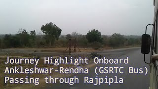 preview picture of video 'રાજપીપળાથી પસાર થતી એસ.ટી. બસ | Onboard GSRTC Bus - Passing through Rajpipla'