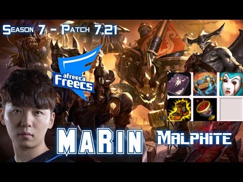 AFs MaRin MALPHITE vs JAYCE Top - Patch 7.21 KR Ranked
