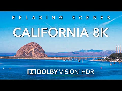 Driving California 8K HDR Dolby Vision - Santa Barbara to Morro Bay