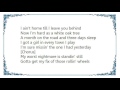 Chris Knight - Homesick Gypsy Lyrics