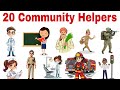 Our Helpers Names For Kids Learn Community Helpers Names For Children Preschool Learning Video