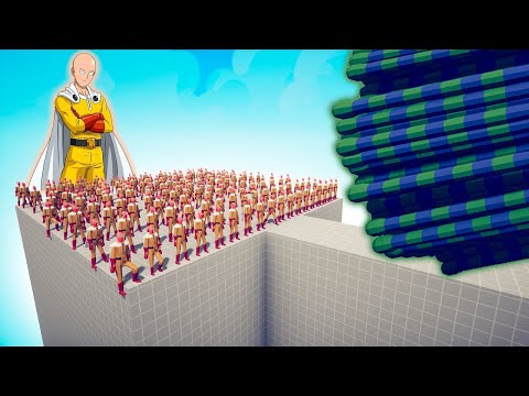 100x SAITAMA + GIANT vs EVERY GOD   Totally Accurate Battle Simulator TABS 2024