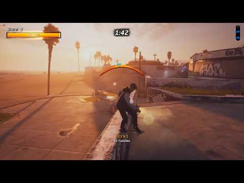 How to EASILY "Tailslide Venice Ledge" in Venice Beach - Tony Hawk Pro Skater 1 + 2 Challenge