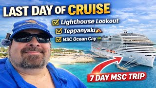 Ocean Cay Lighthouse & Island Day 🌴 | MSC World America Final Port