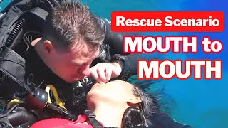 PADI Rescue Exercise 7 IDC and Divemaster Course Mouth-to-Mouth Breathing