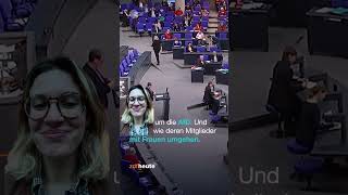 Download lagu So sieht ihr Umgangston aus #frauenrechte #bundestag #afd Beleidigungen im Plenum, bedrängte #shorts mp3