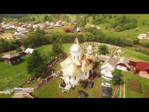 Hram la Botus - filmare aeriana si de la sol, 20 iunie 2016
