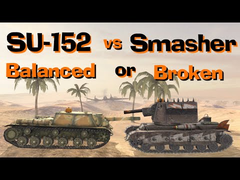 WOT Blitz Face Off || SU-152 vs Smasher