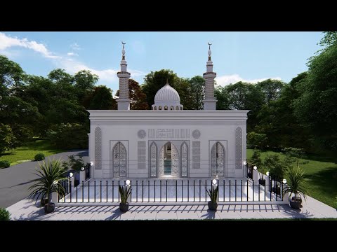 Beautiful small masjid design | Masjid Elevation | masjid front design