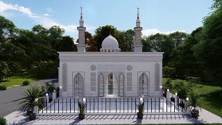Beautiful small masjid design  Masjid Elevation  m