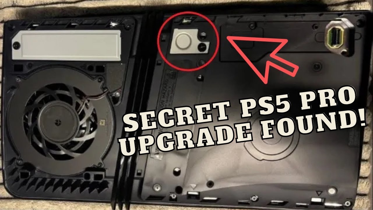 A secret PS5 PRO hardware upgrade has just been found! Early PlayStation 5 Pro consoles have this!