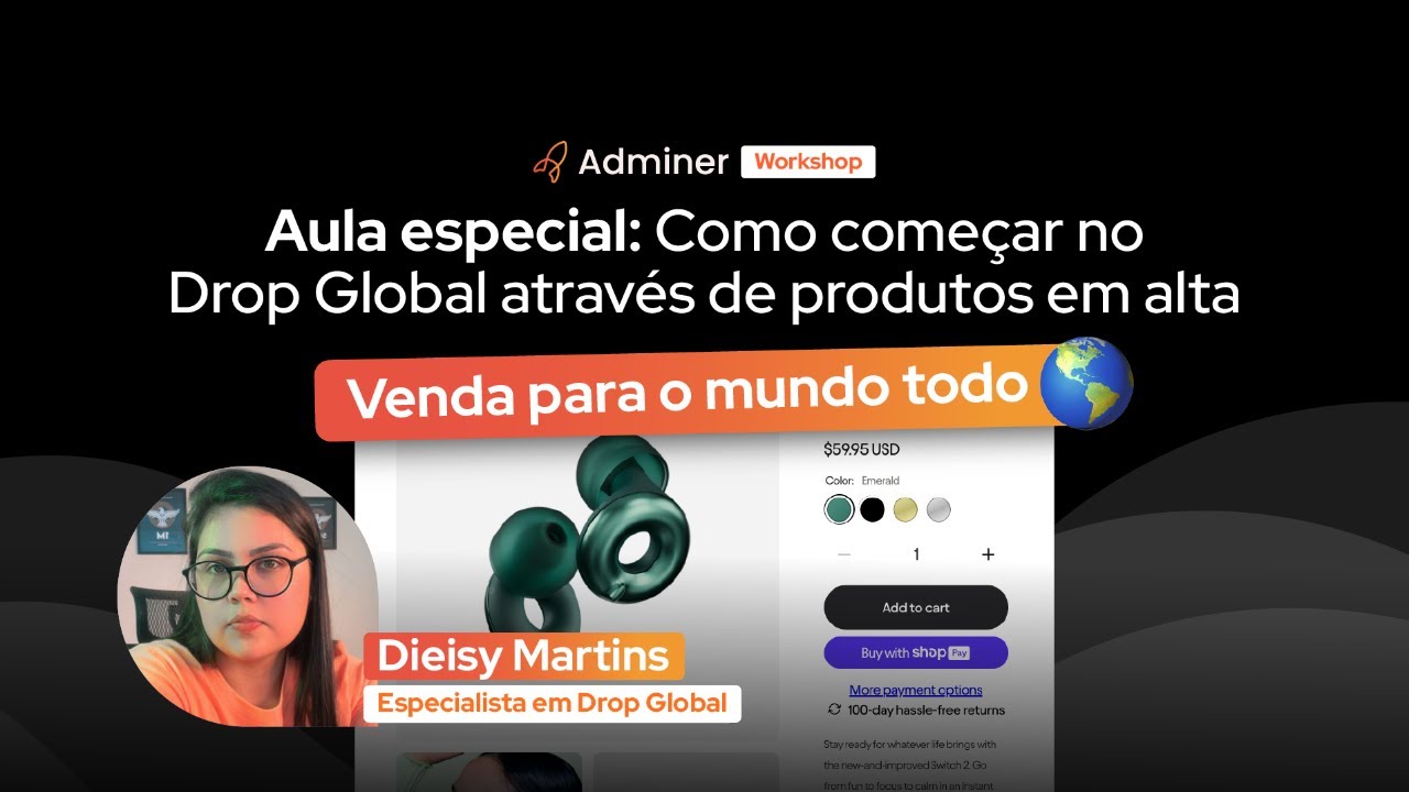 Aula especial: Como começar no Drop Global através de produtos em alta