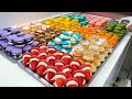 How To Make A Variety Of Macarons Famous Shop Korean Food ASMR