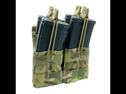 COYOTE MOLLE PALS Modular Single Stack Bungee Open Top Magazine Mag Pouch 