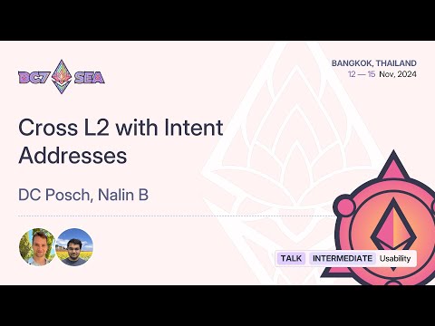 Cross L2 with Intent Addresses preview