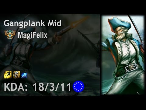 Gangplank Mid vs Viktor - MagiFelix - EUW Challenger Patch 6.23